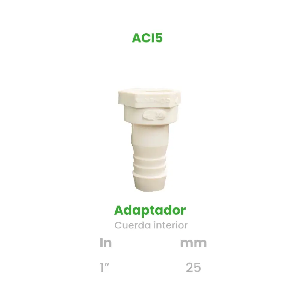 ADAPTADOR CUERDA INTERIOR DE 1"