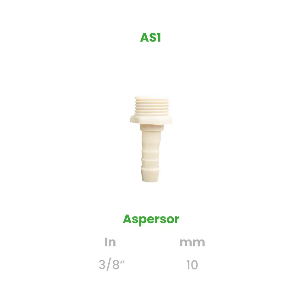 ASPERSOR DE 3/8"