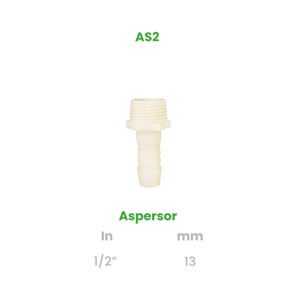 ASPERSOR DE 1/2"