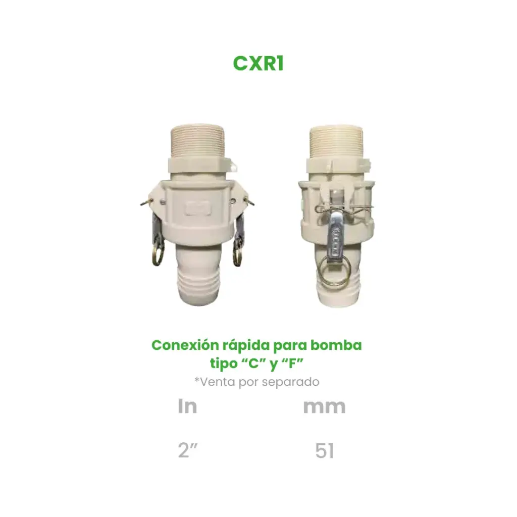 CONEXIÓN RAPIDA TIPO C DE 2"