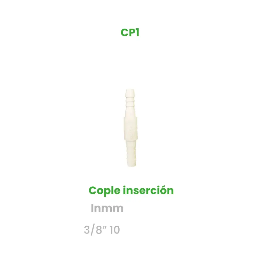 COPLE DE INSERCIÓN DE 3/8"