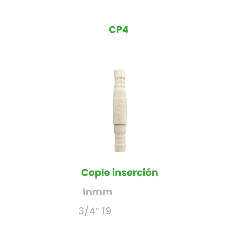 COPLE DE INSERCIÓN DE 3/4"