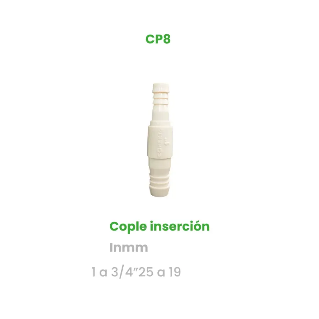 COPLE DE INSERCIÓN DE 1 A 3/4"