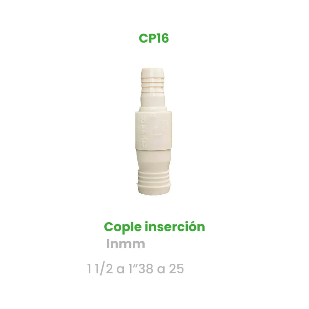 COPLE DE INSERCION DE 1 1/2 A 1"