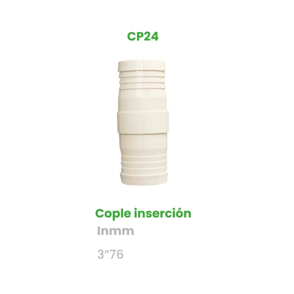 COPLE DE INSERCIÓN DE 3"