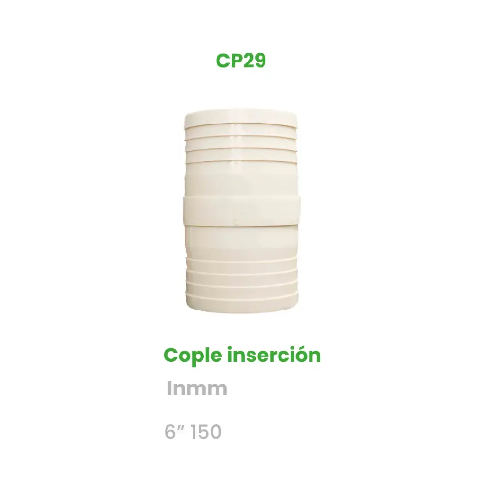 COPLE DE INSERCION DE 6"