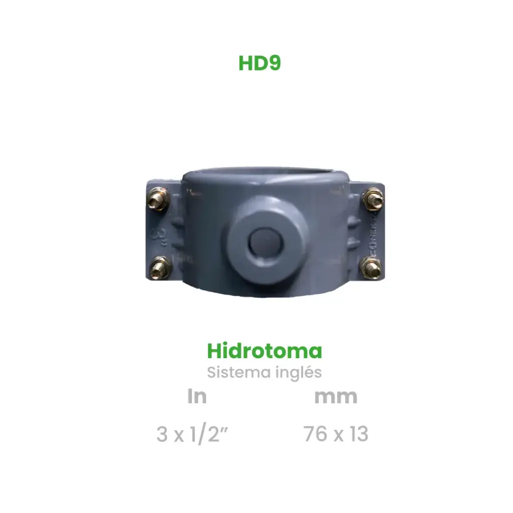 HIDROTOMA DE 3 X 1/2"