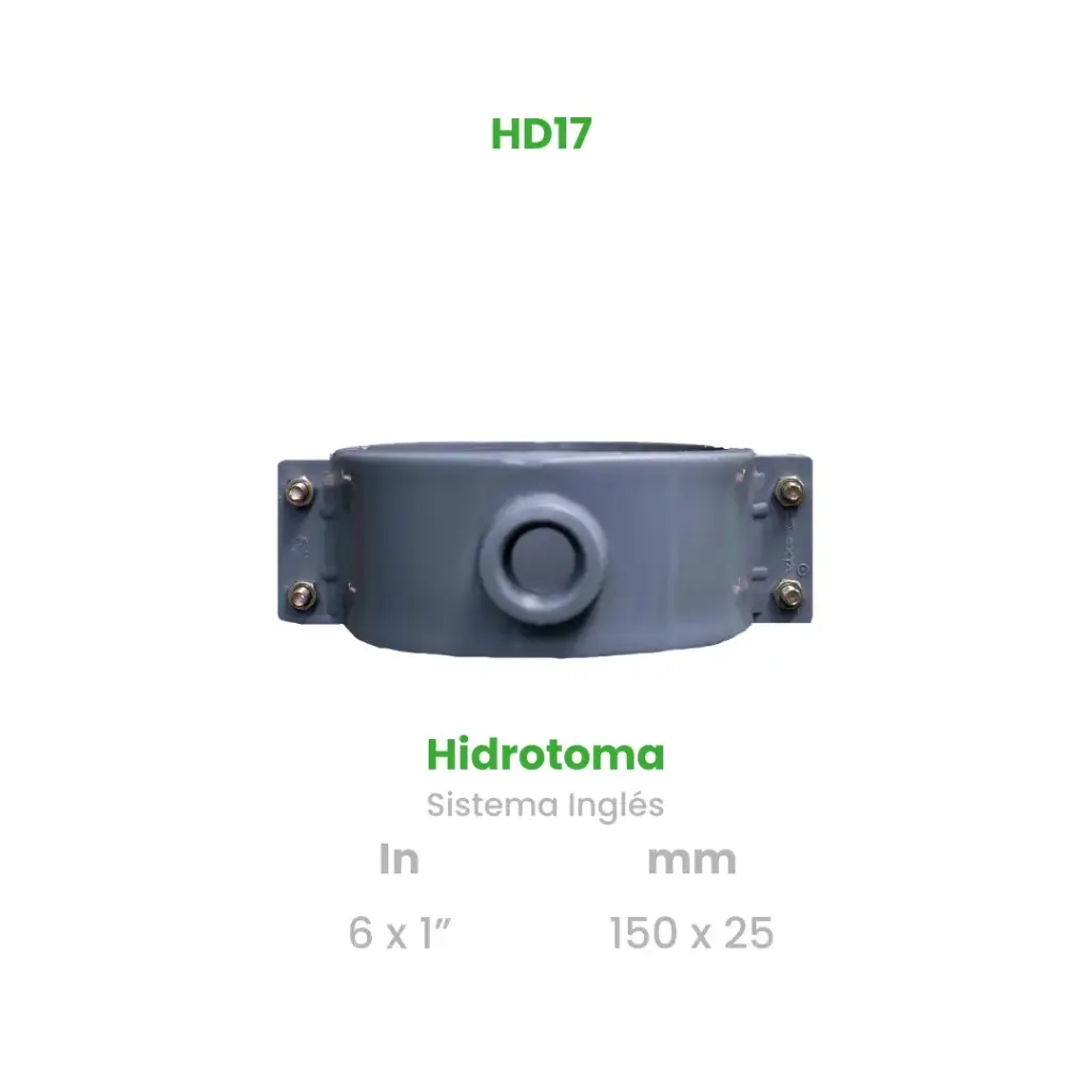 HIDROTOMA DE 6 X 1"