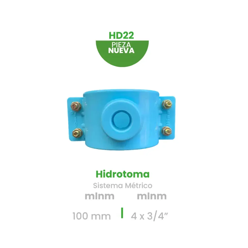 HIDROTOMA DE 150mm x 3/4" (SISTEMA MILIMETRICO)