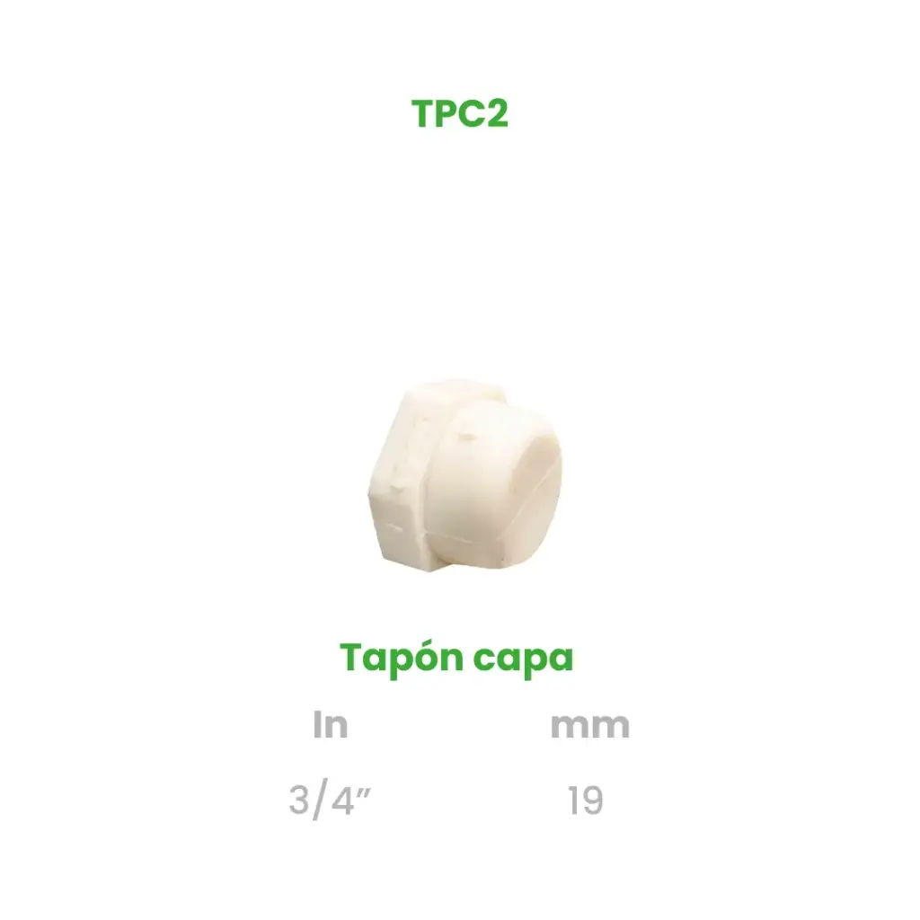 TAPON CAPA DE 3/4"