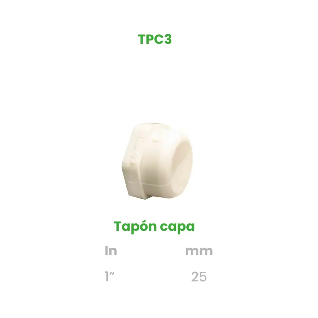 TAPON CAPA DE 1"