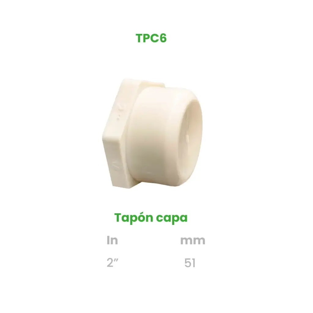 TAPON CAPA DE 2"