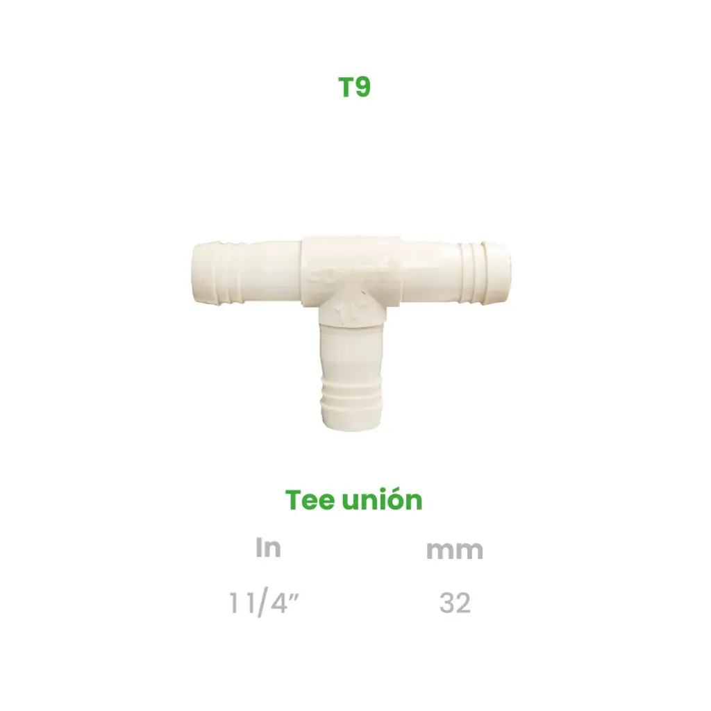 TEE UNION DE 1 1/4"