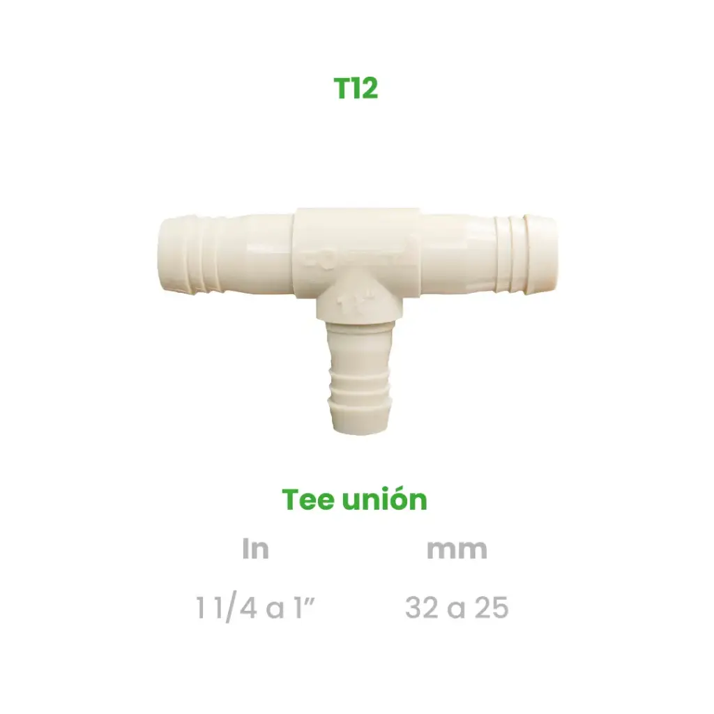 TEE UNION DE 1 1/4 A 1"