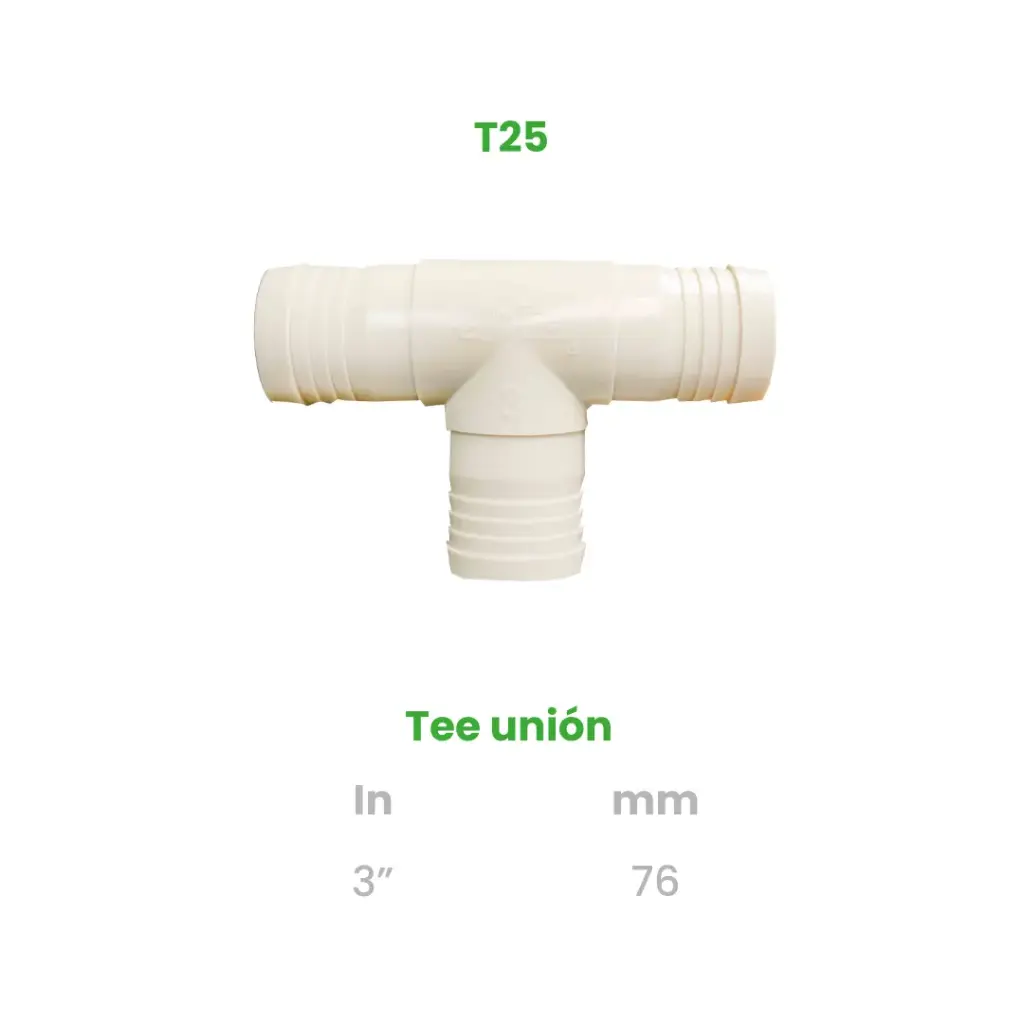 TEE UNION DE 3"