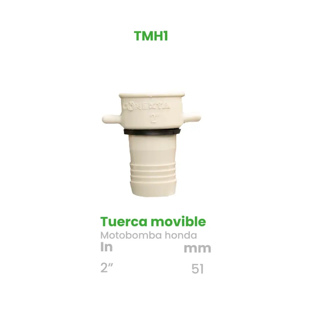 TUERCA MOVIBLE DE 2" PARA MOTOBOMBA HONDA