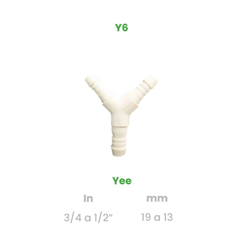 YEE DE 3/4 A 1/2"