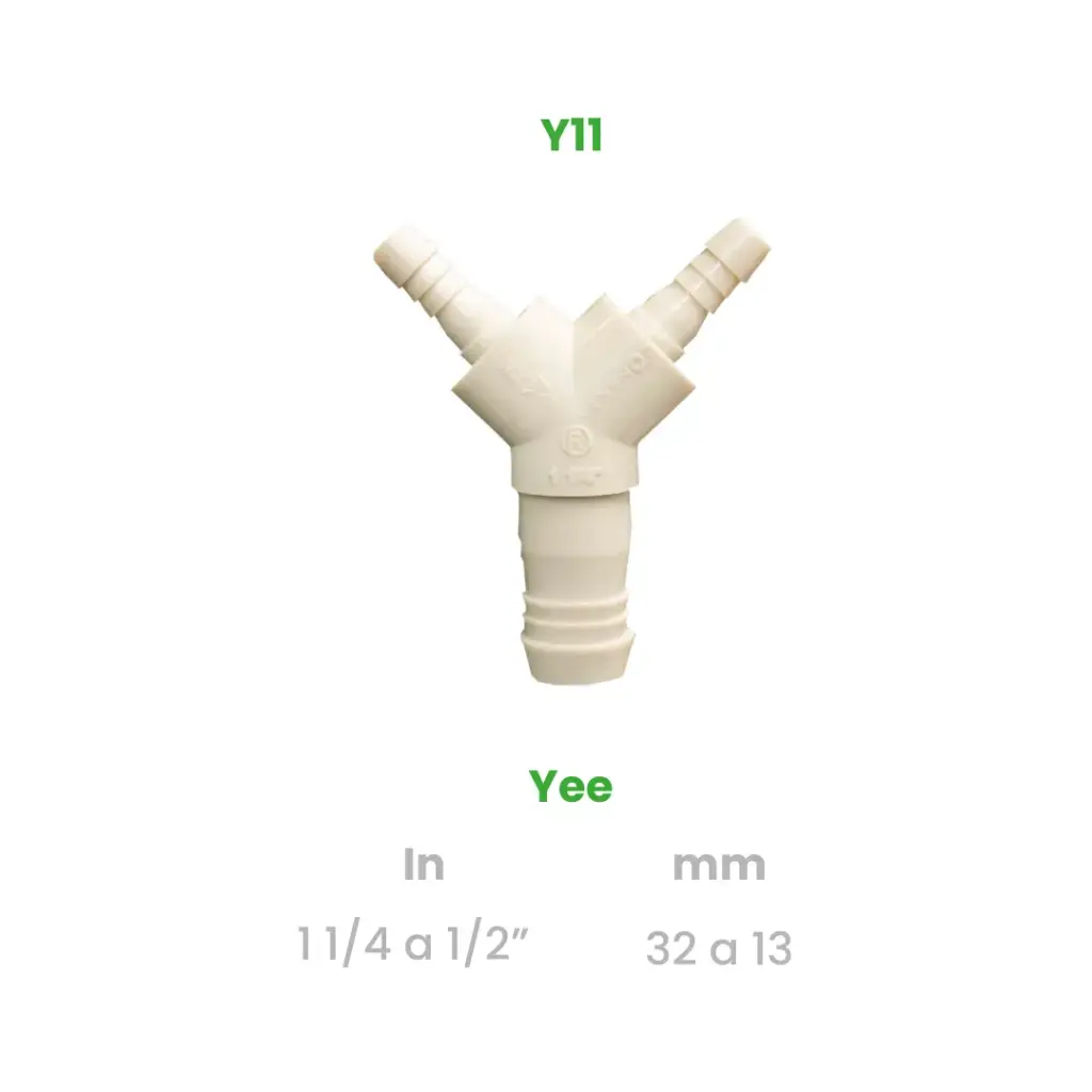 YEE DE 1 1/4 A 1/2"
