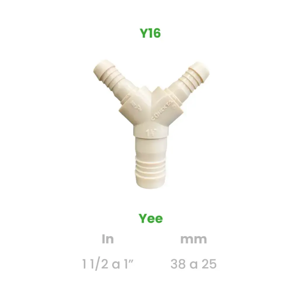 YEE DE 1 1/2 A 1"