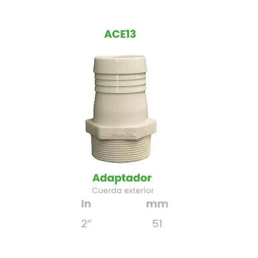 [ACE13] ADAPTADOR CUERDA EXTERIOR DE 2"