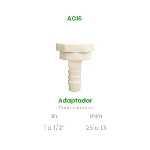 [ACI6] ADAPTADOR CUERDA INTERIOR DE 1 A 1/2"