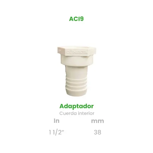 [ACI9] ADAPTADOR CUERDA INTERIOR DE 1 1/2"