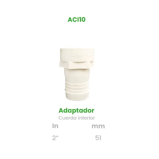 [ACI10] ADAPTADOR CUERDA INTERIOR DE 2"