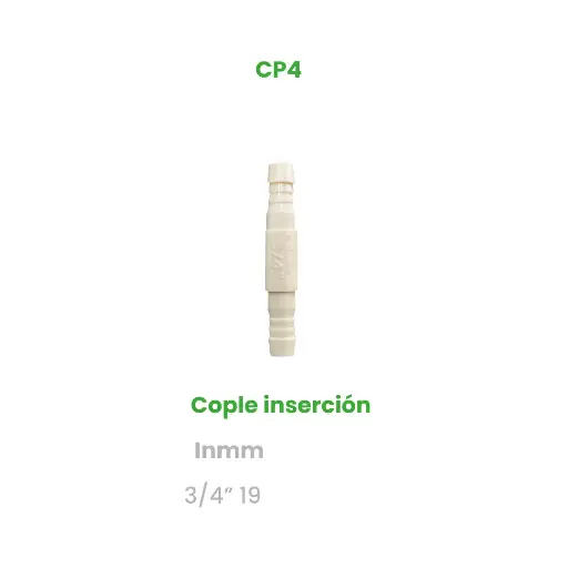 [CP4] COPLE DE INSERCIÓN DE 3/4"