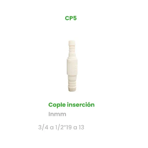 [CP5] COPLE DE INSERCIÓN DE 3/4 A 1/2"