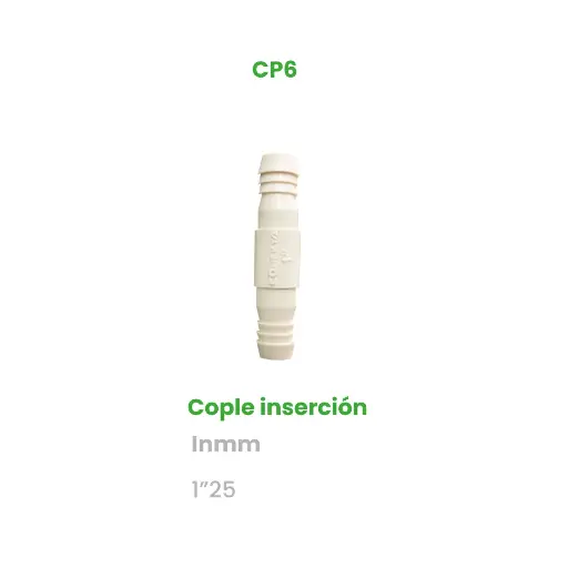 [CP6] COPLE DE INSERCIÓN DE 1"