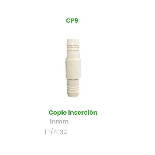 [CP9] COPLE DE INSERCION DE 1 1/4"