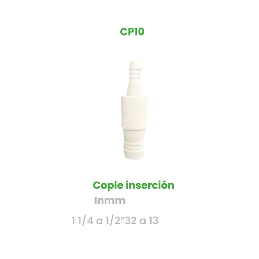 [CP10] COPLE DE INSERCION DE 1 1/4 a 1/2"