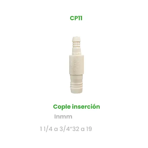 [CP11] COPLE DE INSERCION DE 1 1/4 a 3/4"