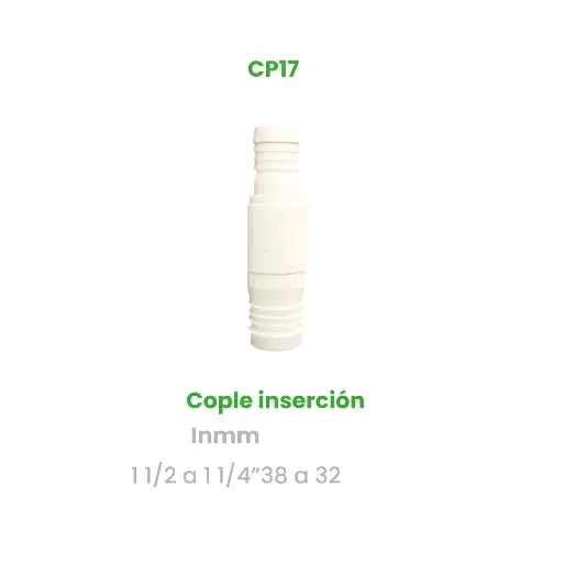 [CP17] COPLE DE INSERCION DE 1 1/2 A 1 1/4"
