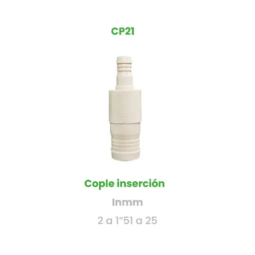 [CP21] COPLE DE INSERCION DE 2 A 1