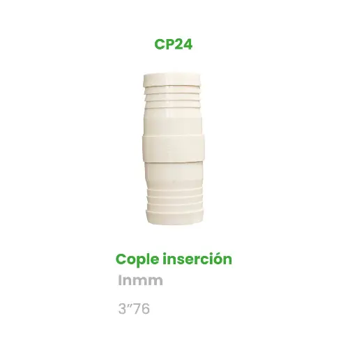 [CP24] COPLE DE INSERCIÓN DE 3"