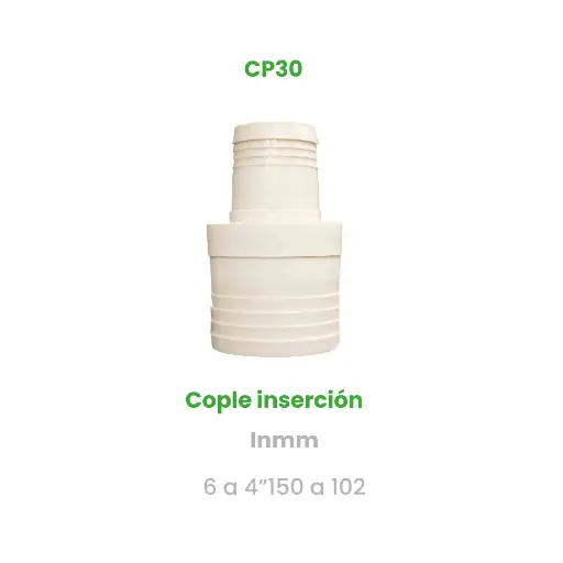 [CP30] COPLE DE INSERCION DE 6 A 4"