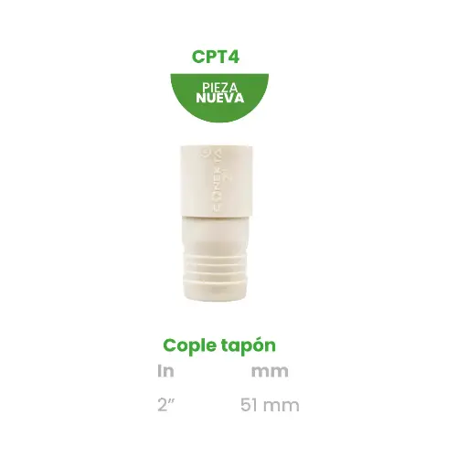 [CPT4] COPLE DE INSERCIÓN TAPON DE 2"