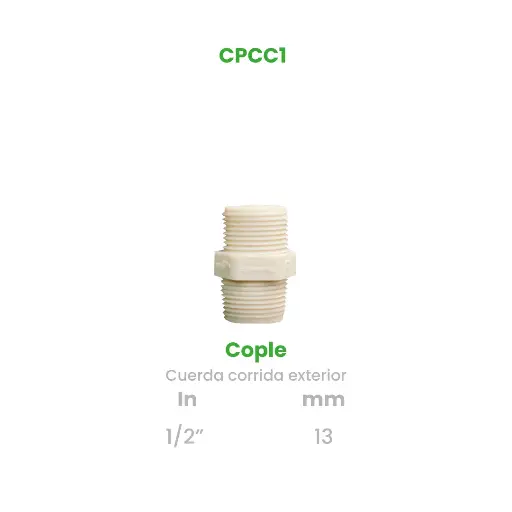 [CPCC1] COPLE CUERDA CORRIDA EXTERIOR DE 1/2"