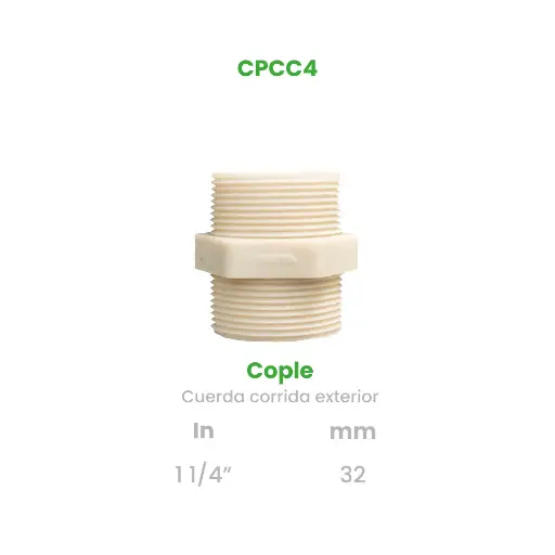 [CPCC4] COPLE CUERDA CORRIDA EXTERIOR  DE 1 1/4"