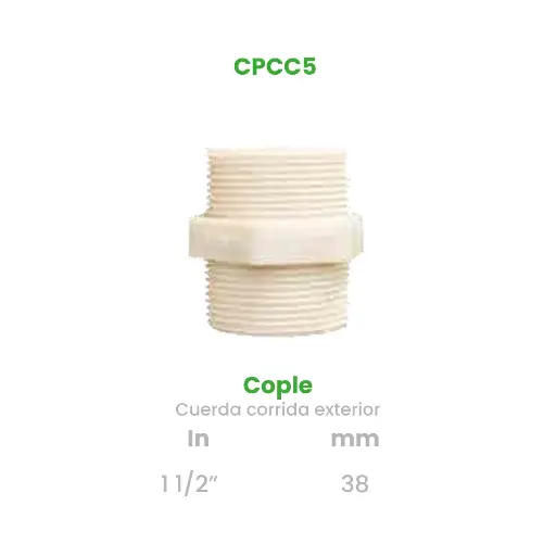 [CPCC5] COPLE CUERDA CORRIDA EXTERIOR  DE 1 1/2"