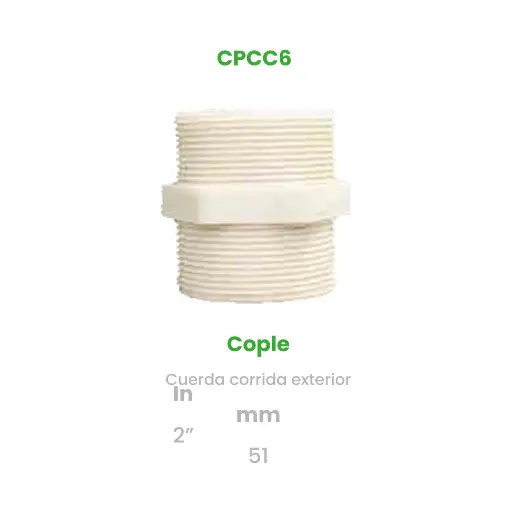 [CPCC6] COPLE CUERDA CORRIDA EXTERIOR  DE 2"