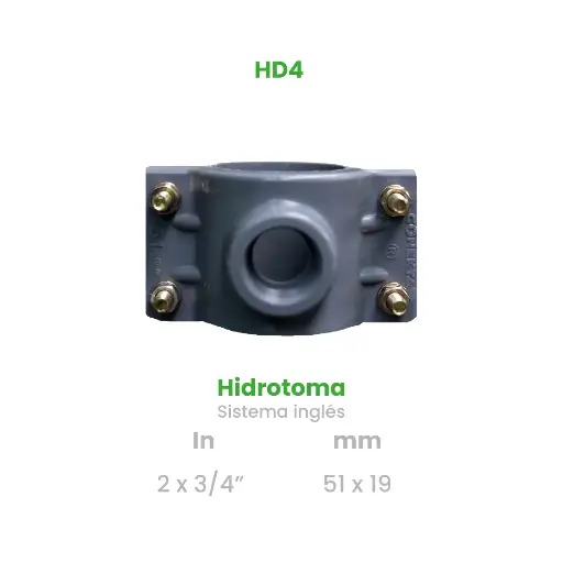 [HD4] HIDROTOMA DE 2 X 3/4"