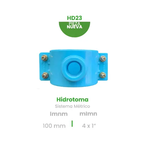 [HD23] HIDROTOMA DE 150mm x 1" (SISTEMA MILIMETRICO)