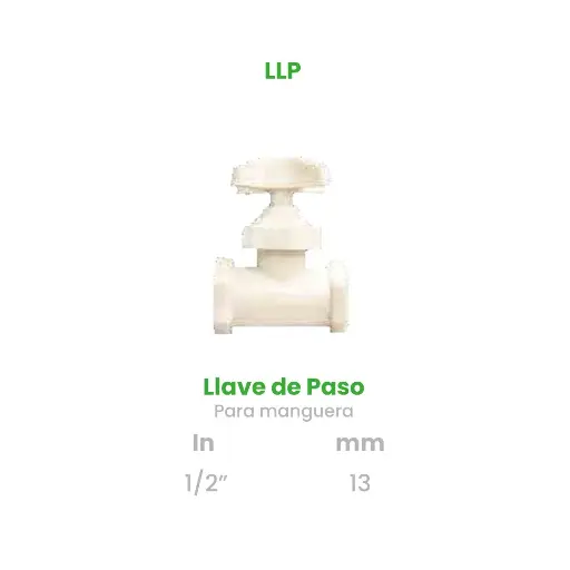 [LLP1] LLAVE DE PASO  1/2