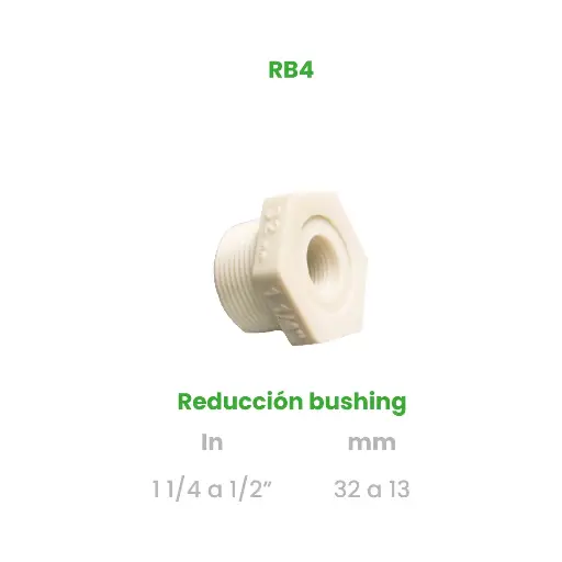 [RB4] REDUCCION BUSHING DE  1 1/4 A 1/2"
