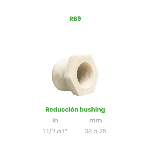 [RB9] REDUCCION BUSHING DE 1 1/2 A 1"
