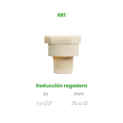 [RR1] REDUCCION PARA REGADERA  DE 1 A  3/4"