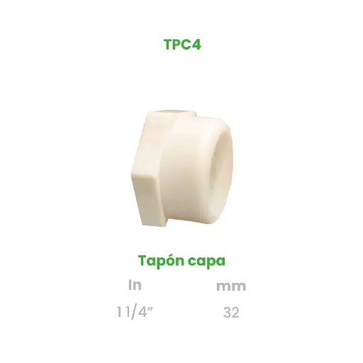 [TPC4] TAPON CAPA DE 1 1/4"