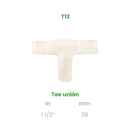 [T13] TEE UNION DE 1 1/2"